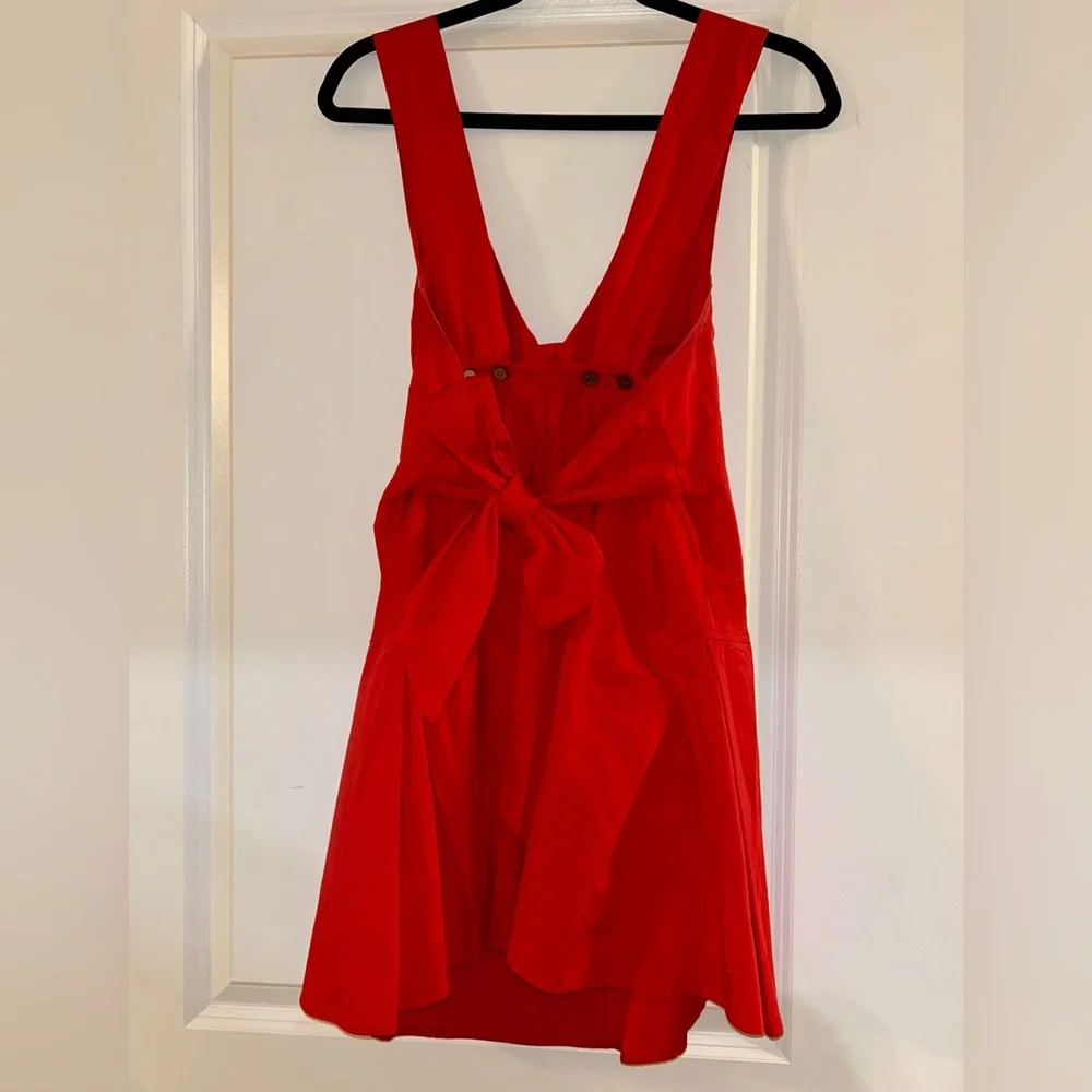 Free People Red Eye Catching Mini Dress - Picture 4 of 5